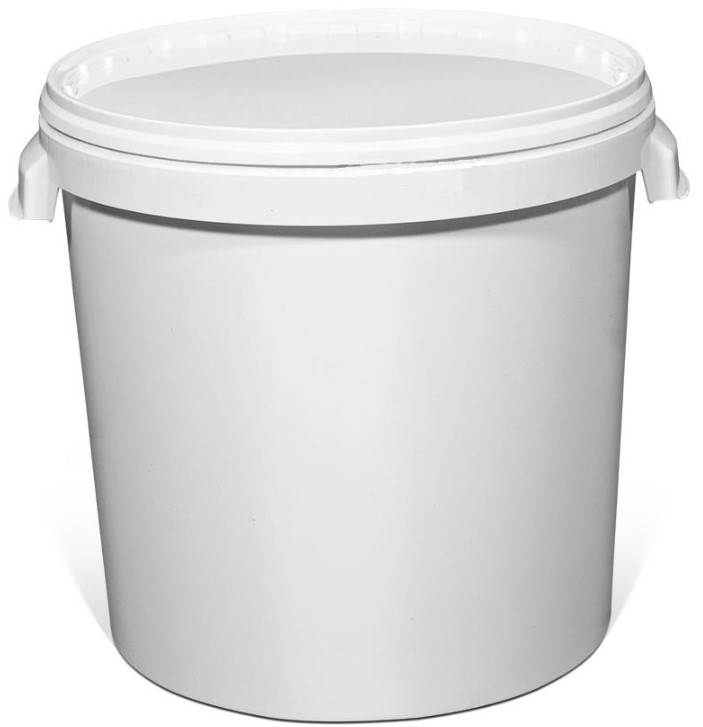 Бак 30 литров с крышкой белый