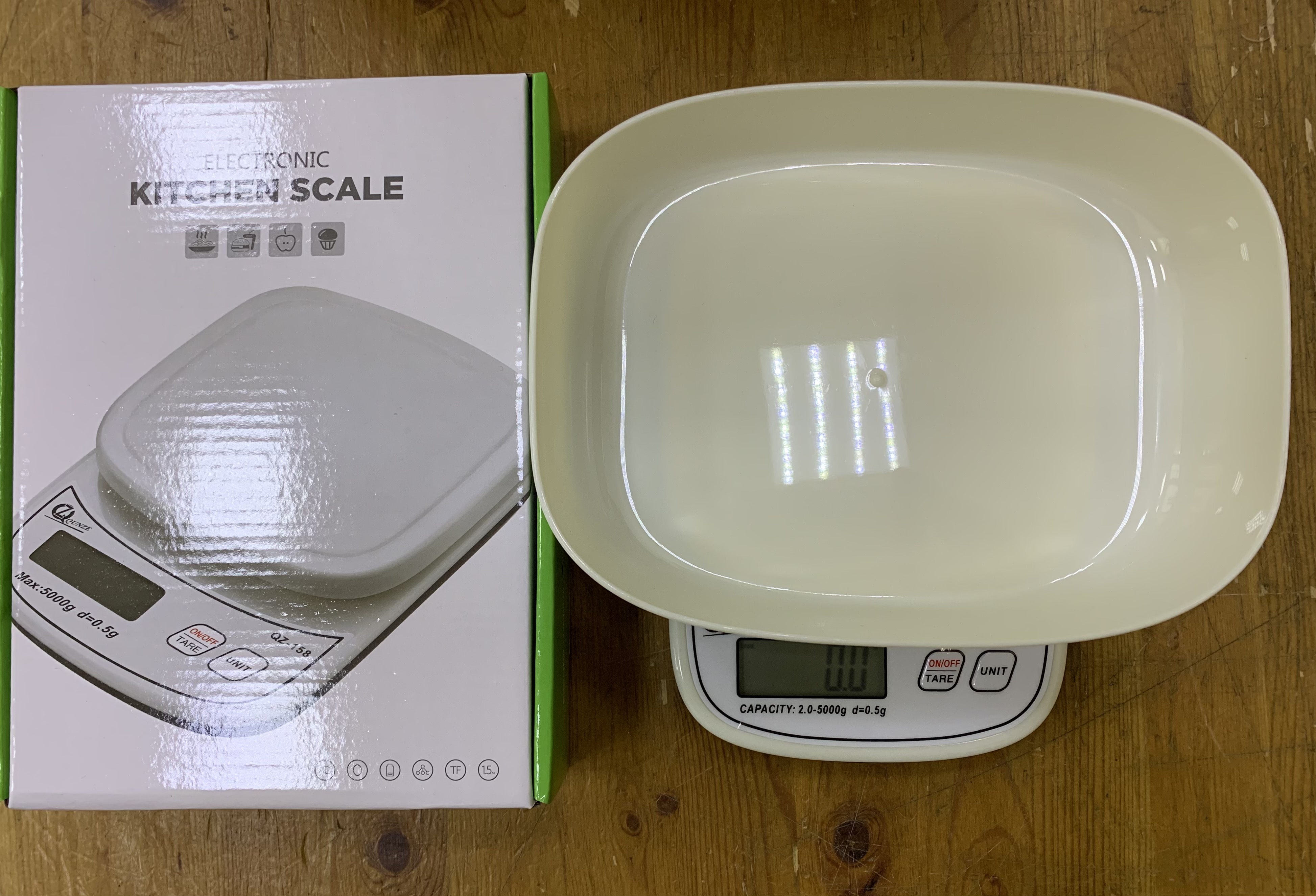 Весы настольные электронные QZ-158  до 5 кг