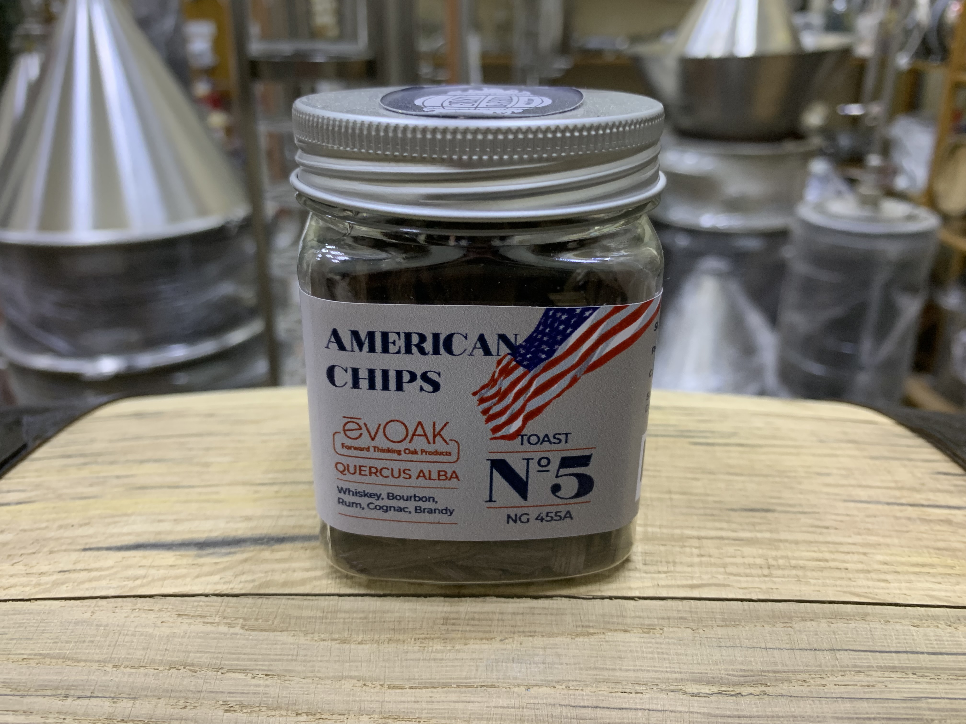 Дубовая щепа evOAK США .белый дуб №5 (455а) 50 гр.банка