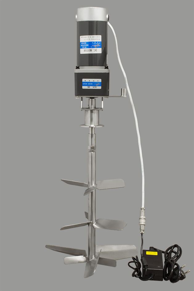 Мешалка универсальная для зерна и фруктов в сборе с лопастями и блоком питания