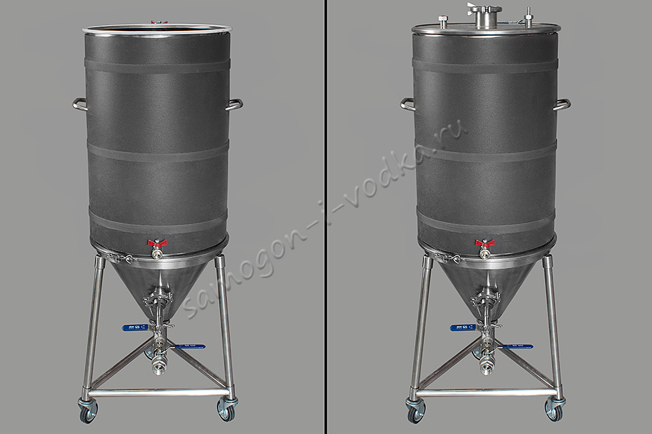 Цилиндроконический танк с рубашкой ХД/ЦКТ-90УР
