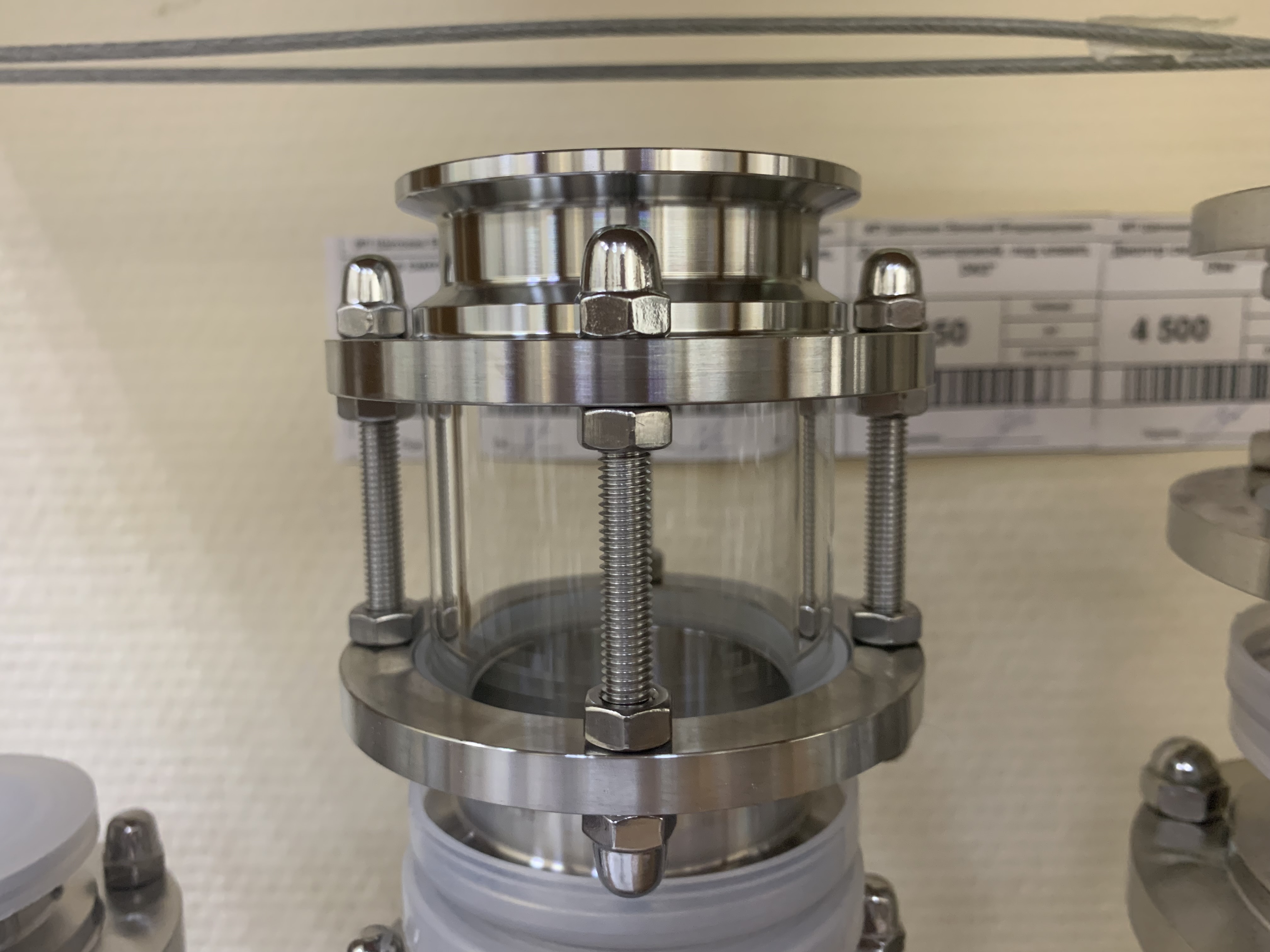 Диоптр смотровой, под кламп, DN2" короткий