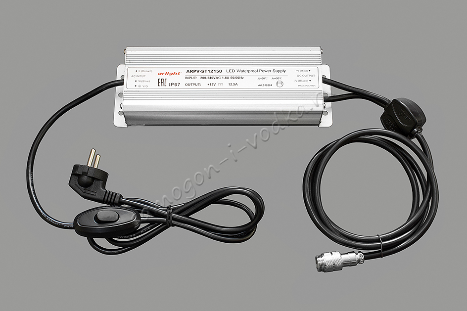 Блок питания для моторов мешалки вставок 76 и 100 литров (10A)