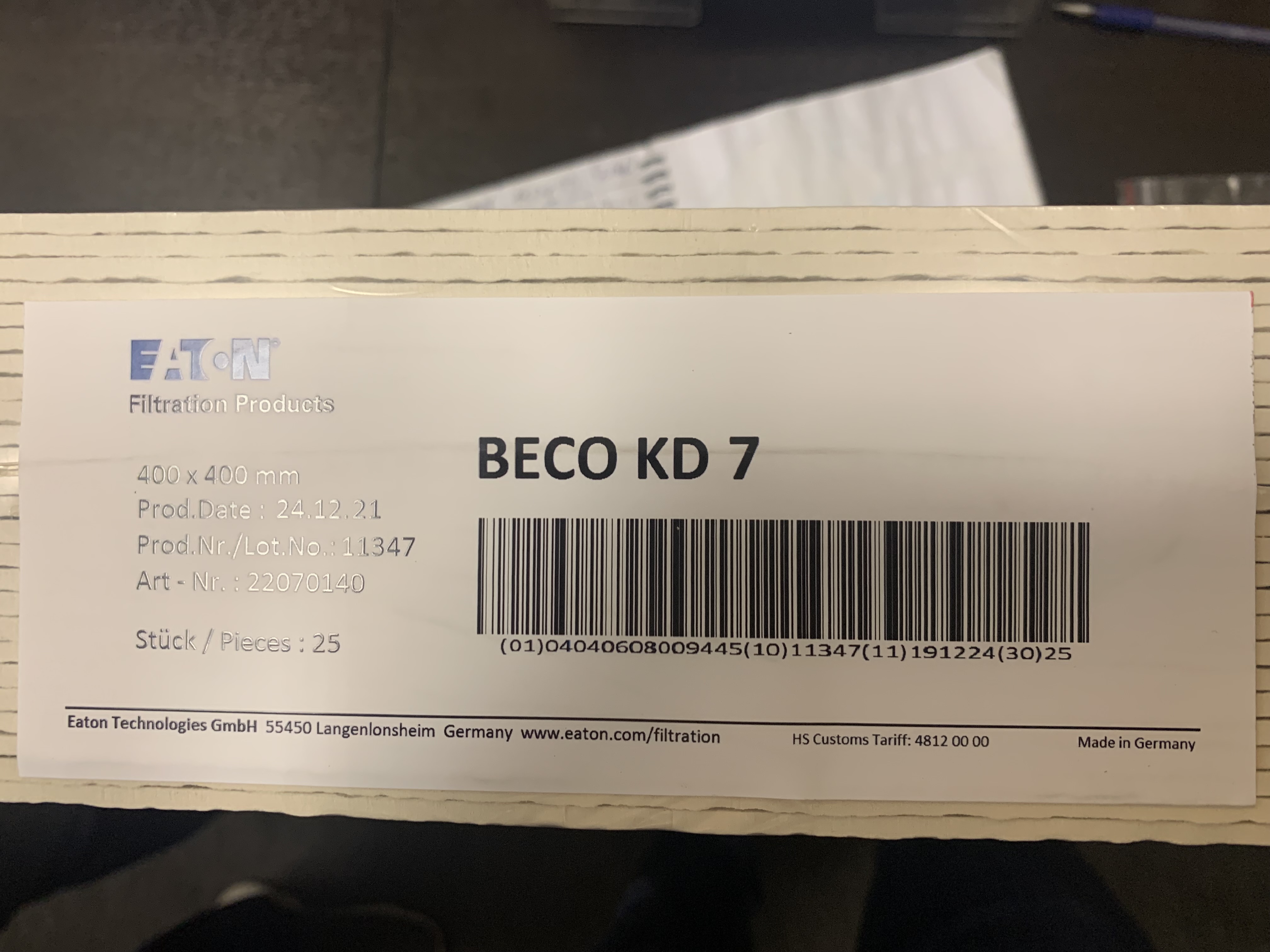 Пресс картон KD7 (1.5 микрон) Германия