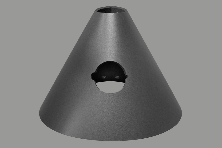 Утеплитель конусной крышки с люком для кубов серии D530
