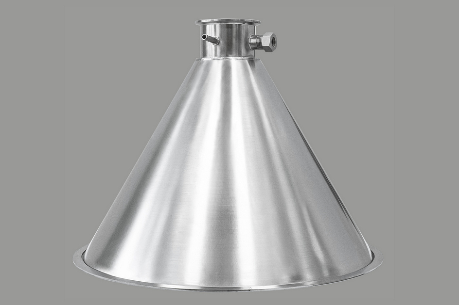 Конусная крышка "аламбик" для кубов ХД-3d-37 литров (D360)