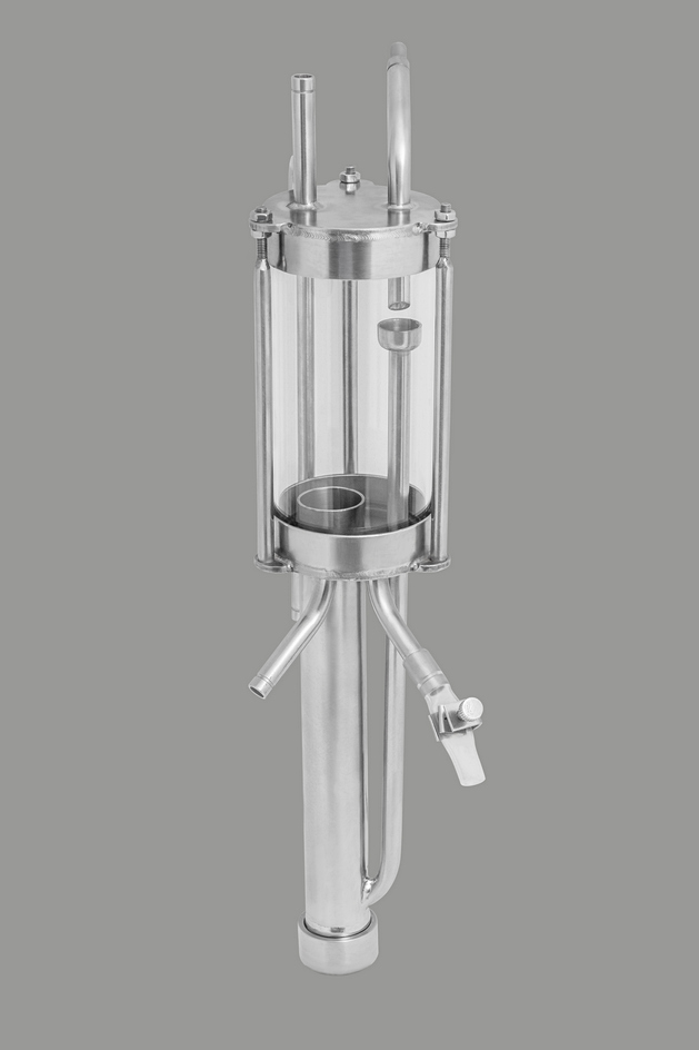 Переходник для вакуумной дистилляции (вакуумный "попугай") v2.0