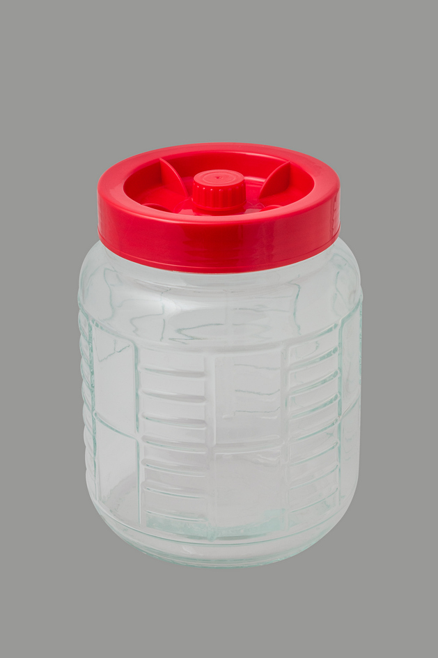 Банка стеклянная с гидрозатвором 5л