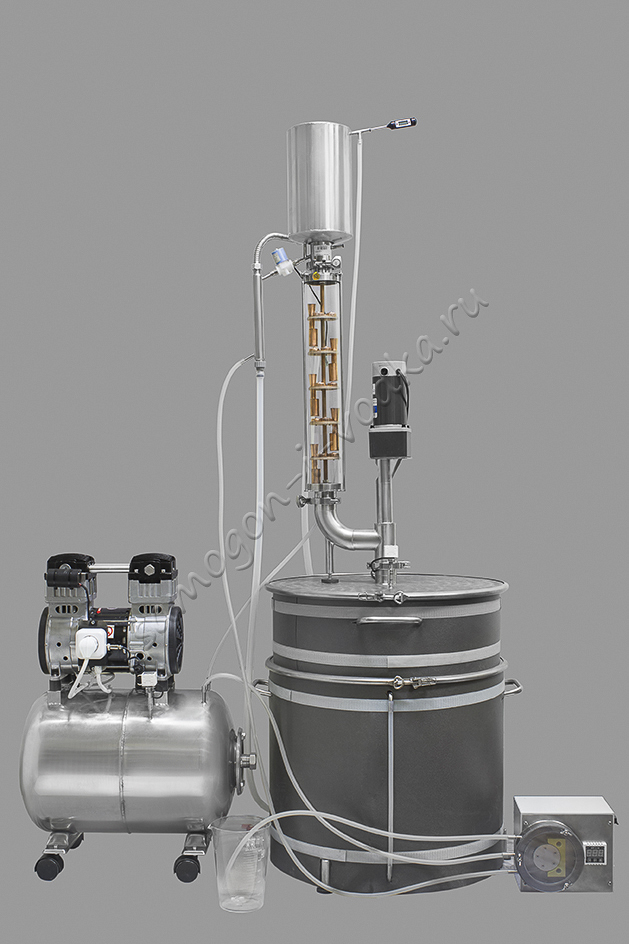 Комплект однопроходной вакуумной дистилляции