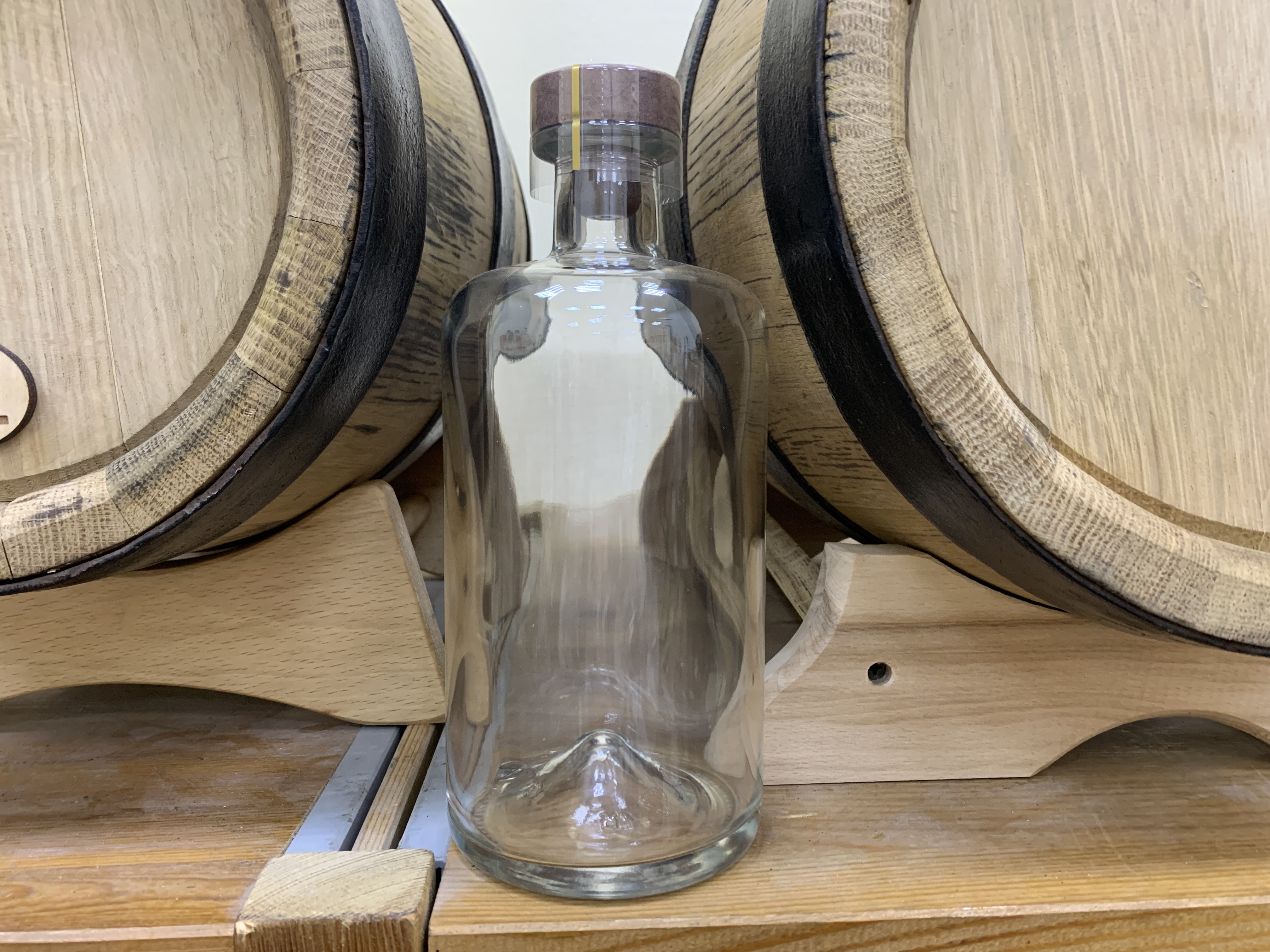 Бутылка 0,7л "Аптека" комплект с пробкой и термоусадочным колпачком  (коробка 12 штук)