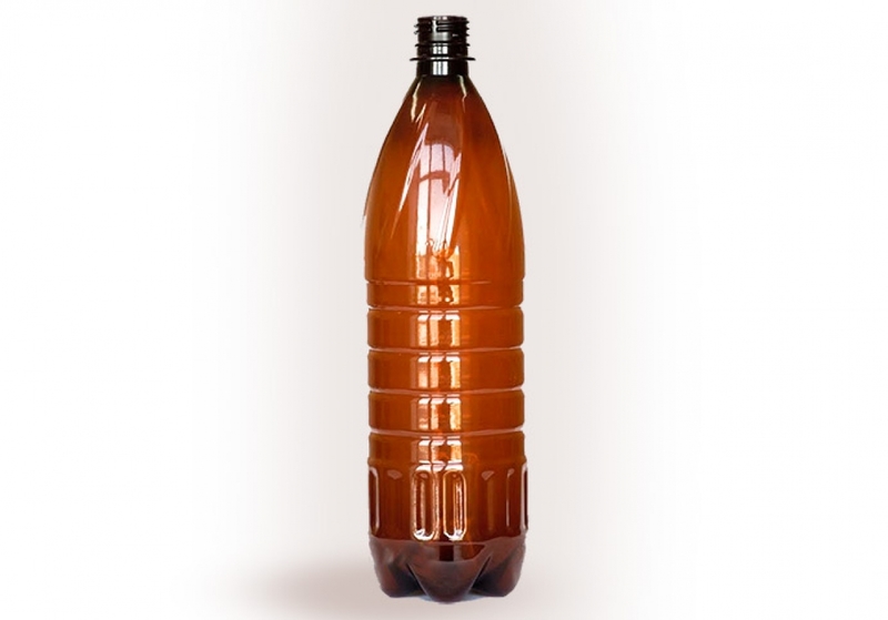 ПЭТ бутылка упаковка 72 шт. (тёмная 1 литр)