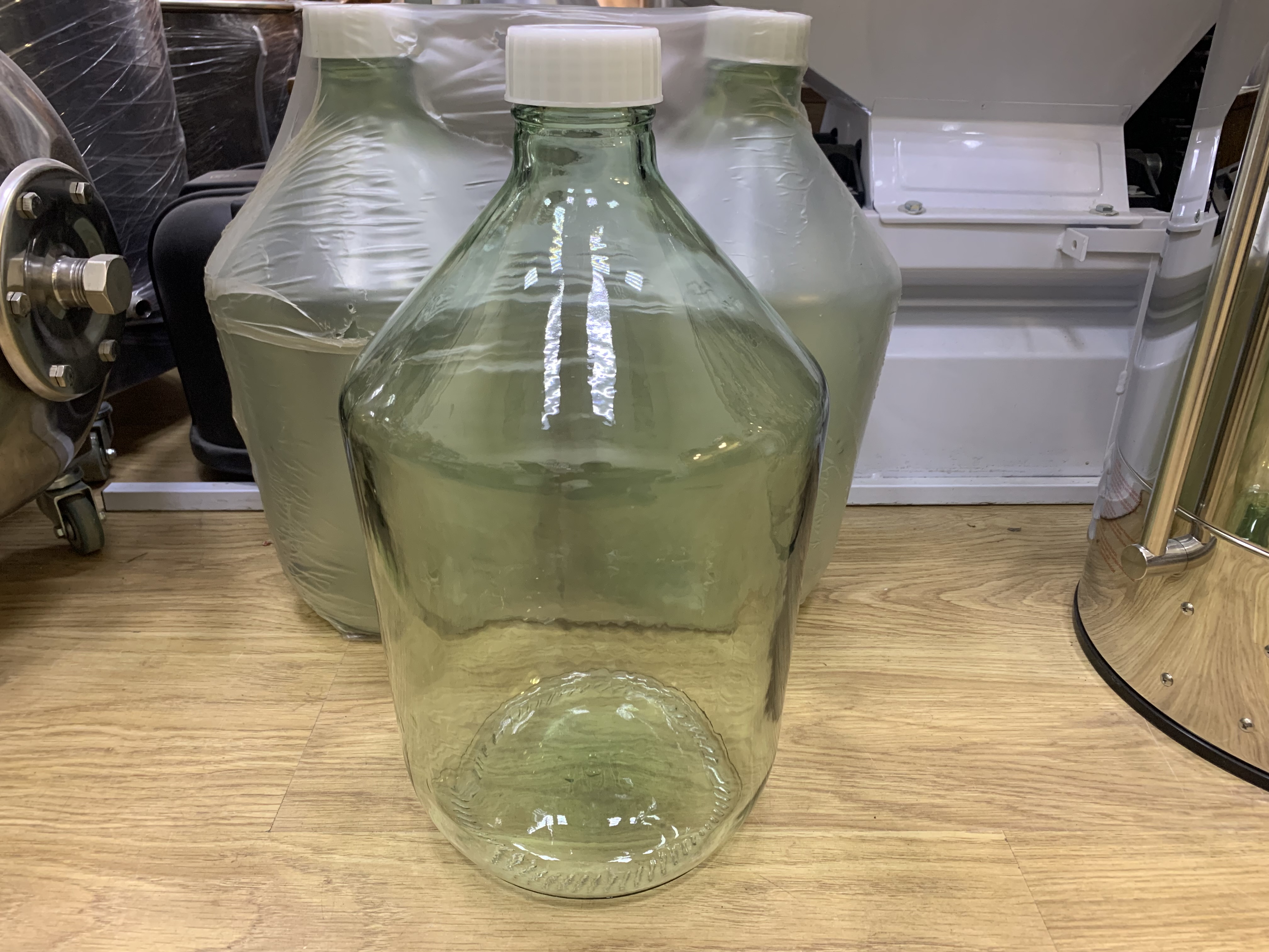 Бутыль зелёная с пробкой 10 литров 