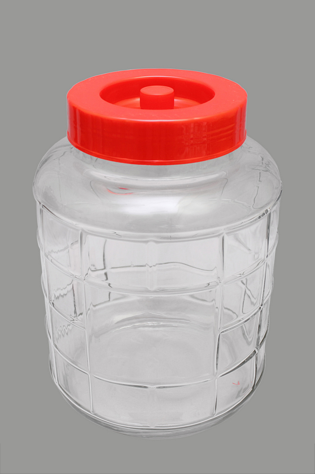 Банка стеклянная с гидрозатвором 12л