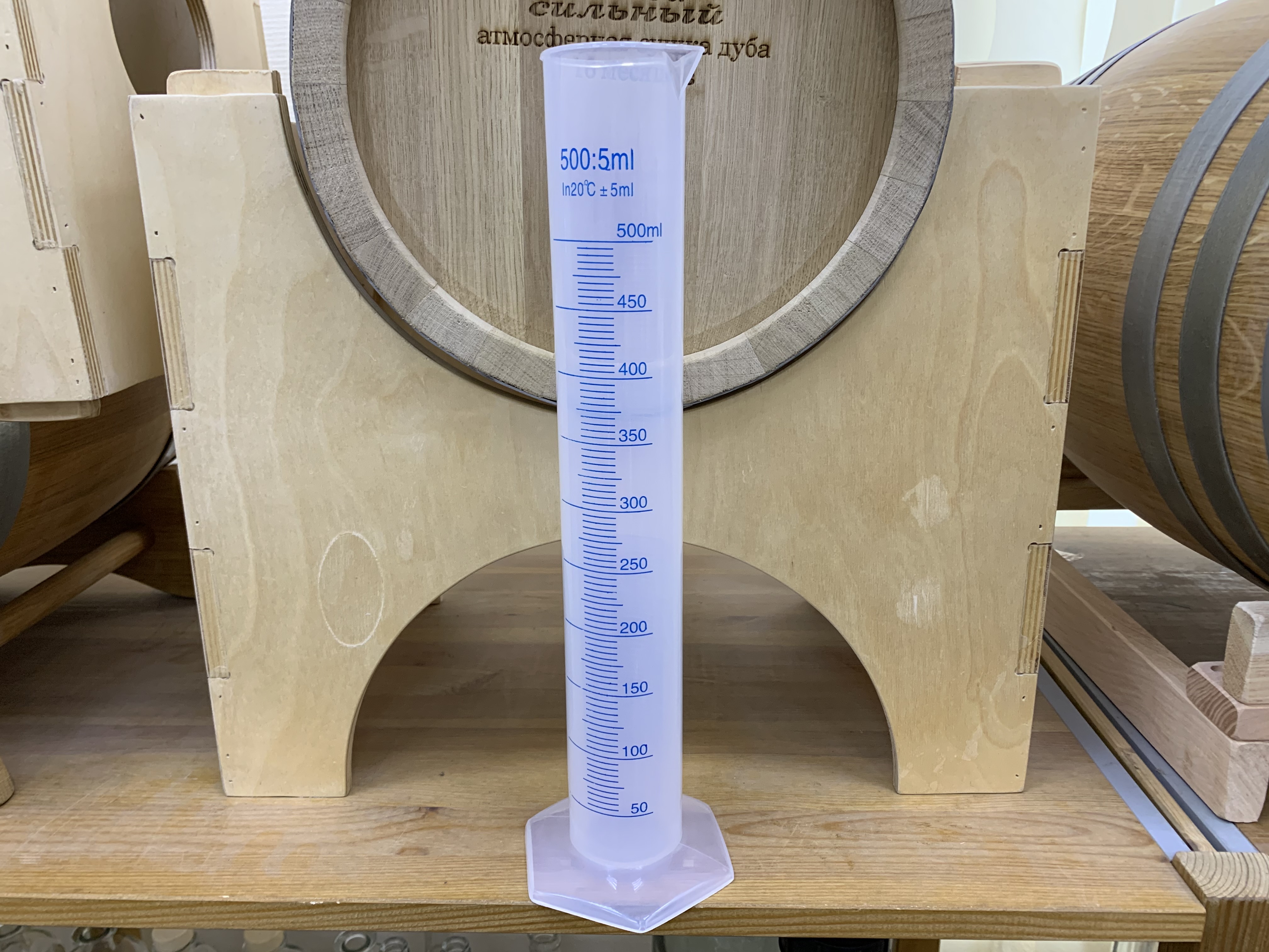 Цилиндр мерный 500 мл (полимерный)