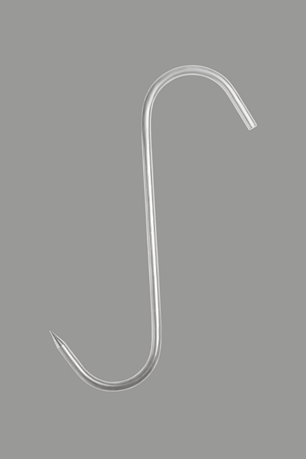Крюк для мяса S-1 aisi 304, D=5mm. L=150mm