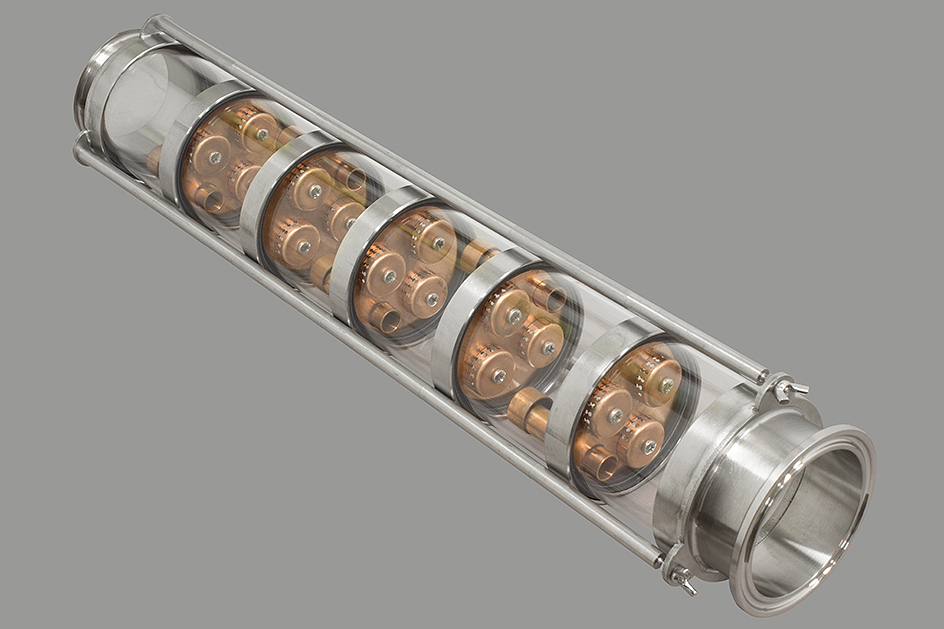 Модульная тарельчатая колонна (Д80) ХД-3d (5 уровней медь)