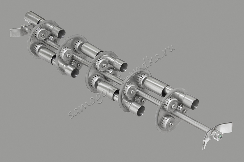 Нержавеющая вставка колонны Д80-500 5тарелок Вакуум
