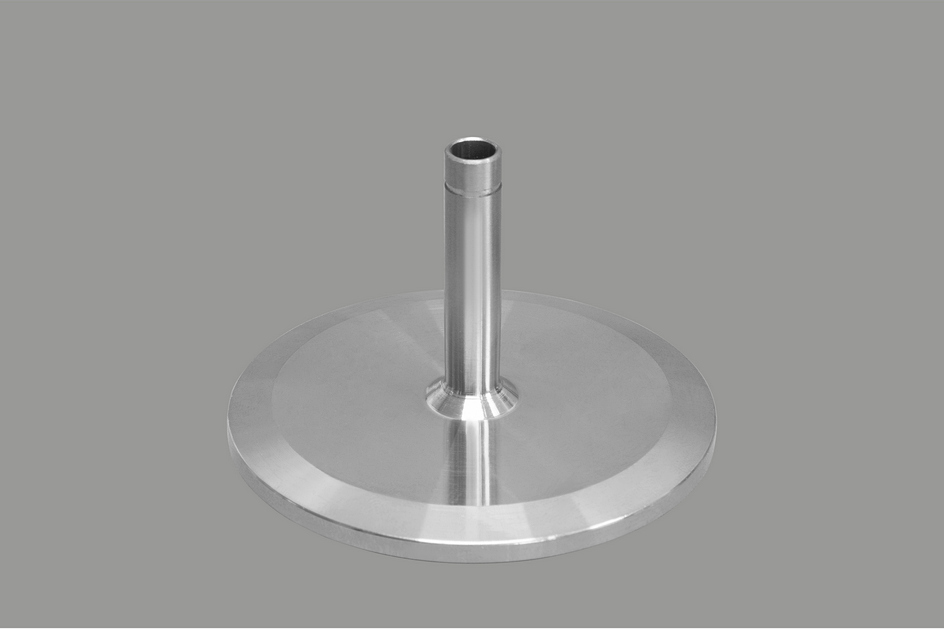 Заглушка под кламп 2.0" (DN50) со штуцером d8