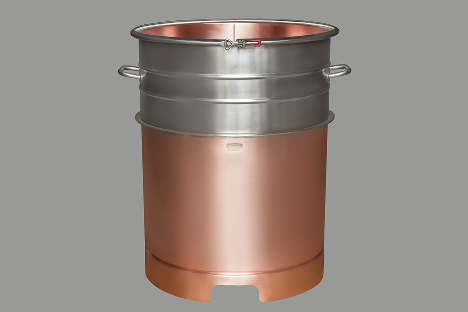 Вставка медная с увеличением объема  +50 литров, для кубов 100 литров D530