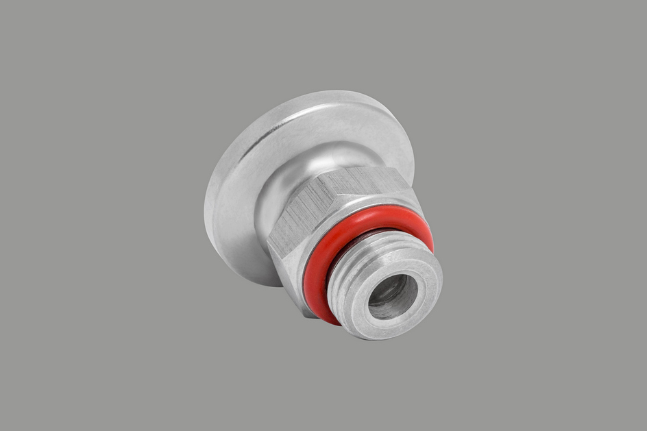 Переходник кламп 1/2" (мини) на 1/4" резьба наружная 