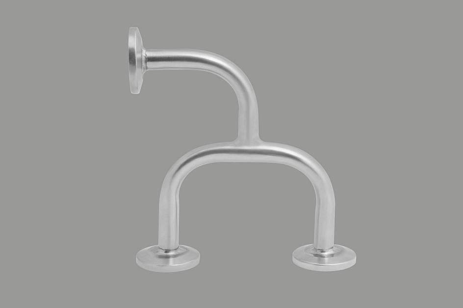 Переходник кламп 1/2" (мини) на 2 кламп 1/2" (мини) Y+ Г-образный