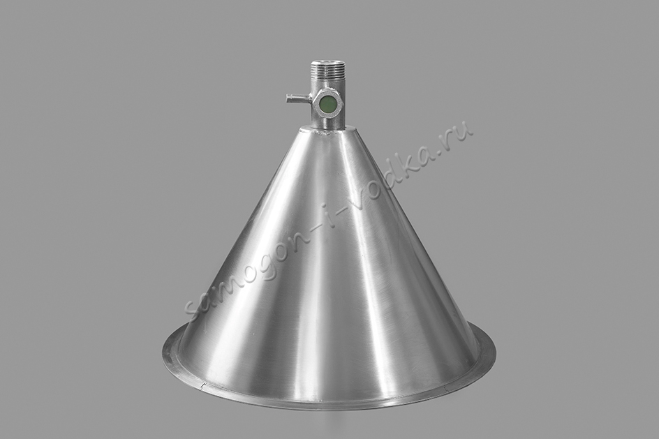 Конусная крышка "аламбик" для кубов 17,25, 27 литров (D320) v2.0