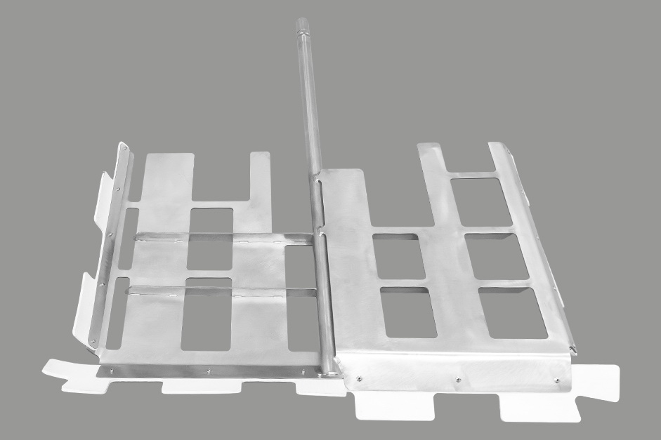 Лопасти мешалки с силиконовыми скребками УПВК-150 v3.0 (для мотора 0,35кВт с редуктором)