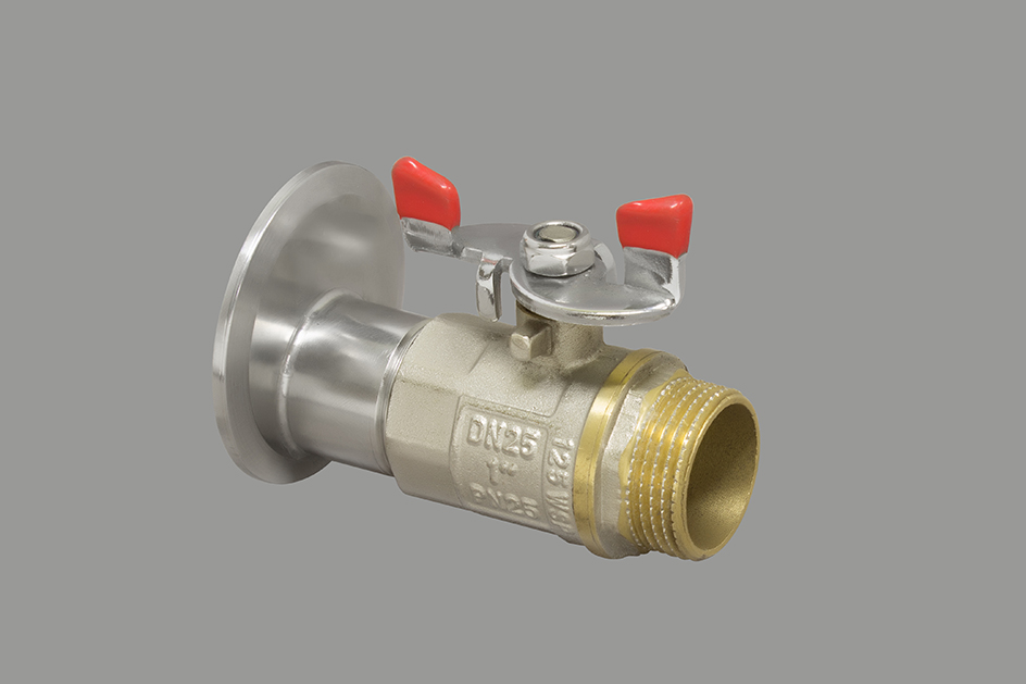 Адаптер под слив Кламп 2,0" - кран 1"