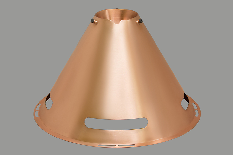 Медная конусная вставка-матрешка для крышек (D400)