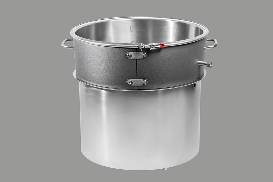 Вставка-вкладыш для водяной и паровой рубашки к кубу 100 литров D530 v2.0