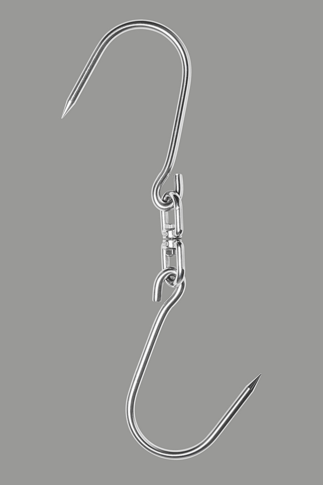 Крюк для мяса S-3 aisi 304, D=6,8mm. L=320mm