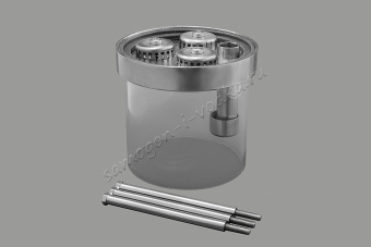 Нержавеющий уровень для модульной колпачковой колонны D80 ракурс