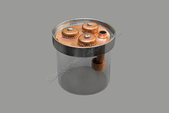 Медный уровень для модульной колпачковой колонны D80 ракурс 3
