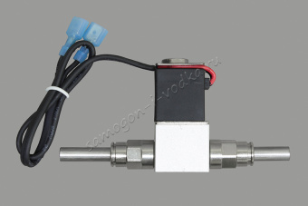Клапан 220V  и 12V штуцер ВАКУУМ Накатка