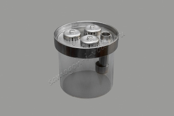 Нержавеющий уровень для модульной колпачковой колонны D80 ракурс 3