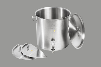 Крышка для котла 37 литров под мешалку 2